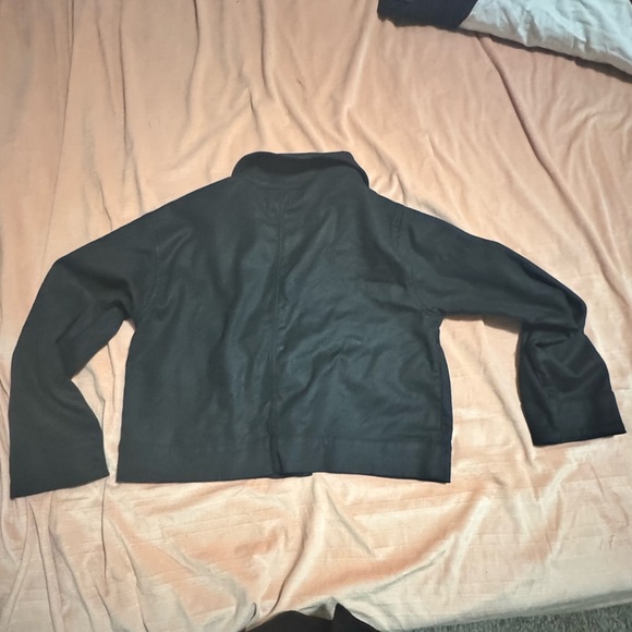 DL1961 Tilda Coated Shirt Jacket – Black (Size S) - Picture 6 of 8